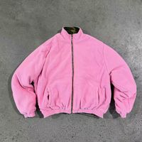 Blouson Bomber Homme Personnalisé Réversible en Toile de Coton Polaire Délavé à l'Acide avec Double Fermeture Éclair et Motif Camouflage Effet Vieilli Vintage