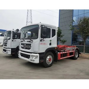 Camión de Basura Dongfeng 4x2 de 12 Toneladas con Sistema de Elevación Palfinger, Camión de Basura con Brazo de Gancho, Camión de Basura Roll-Off - Product Image 4