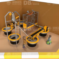 Équipement de jeu souple intérieur personnalisable Grand terrain de jeu pour enfants Zone d'exposition scientifique pour les écoles
