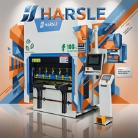 Presse plieuse hydraulique servo-électrique haute précision HARSLE DA53t pour le pliage de tôles en aluminium et en acier inoxydable