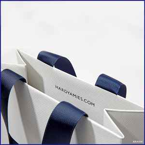 Bolsas de Compra de Papel Aséptico Biodegradable Ecológicas Impresas Personalizadas con Asas para Zapatos o Regalos - Product Image 5