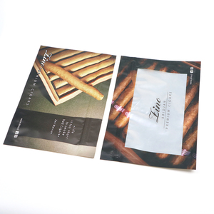 Sacs d'emballage en mylar pour <span class=keywords><strong>tabac</strong></span> et cigares avec fermeture éclair, imprimés en couleur personnalisés Hibags - Product Image 5