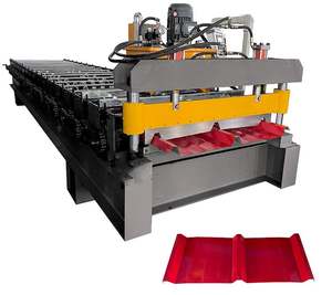 3 립 PPGI 컬러 스틸 루핑 시트 만들기 기계 금속 사이딩 롤 성형 기계 - Product Image 2