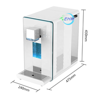 Générateur d'eau riche en hydrogène 3 étapes pour usage domestique, machine à eau hydrogénée glacée, machine RO, purificateur d'eau alcaline