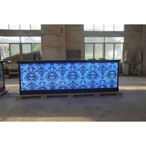 Muebles de Bar de calidad superior, muebles comerciales personalizados, Mostrador de Bar Led de lujo, Mostrador de DJ para club nocturno, cóctel, vino, <span class=keywords><strong>Pub</strong></span> - Product Image 2