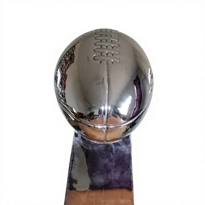 CHAMP KING Premium Football Championship <b>Trophy</b> Metal Mirror Finish Durable Customized Award - Product Image 5
