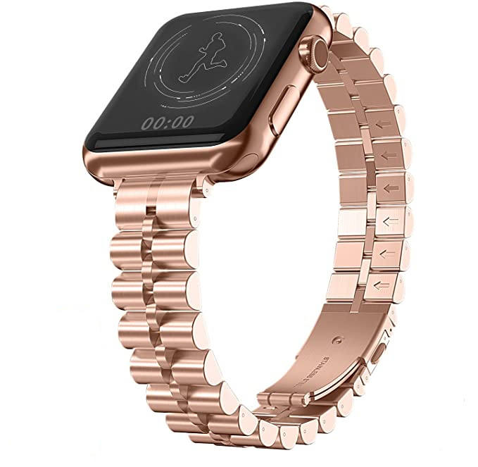 Für Iwatch Band Stahl Gold Silber für Apple Watch Serie 10