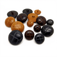 Boutons classiques vintage à motif écaille de tortue, boutons ronds en forme de champignon, perles en forme de dôme, attaches étoile et diamant pour manteaux trench
