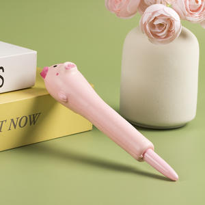 Diseño elegante <span class=keywords><strong>para</strong></span> niños, juguete <span class=keywords><strong>para</strong></span> aliviar el estrés, forma de animal lindo <span class=keywords><strong>kawaii</strong></span>, bolígrafos novedosos, bolígrafo blando con logotipo - Product Image 6