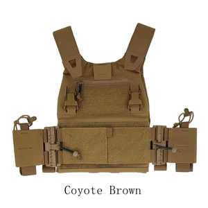 VP-003 Tactical <strong>Vest</strong> FCSK <strong>Molle</strong> System Laser Cut Plate Carrier Lightweight Folding Breathable Portable Hunting - Product Image 6