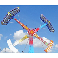 Manège Commercial de Fête Foraine Jeu d'Amusement Attraction Extrême Kamikaze à Vendre