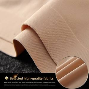 Braguitas de <span class=keywords><strong>mujer</strong></span> de seda helada sin costuras, transpirables, de tiro medio, con bordado de patrón sólido, estilo liso y sexy, tipo triángulo - Product Image 3