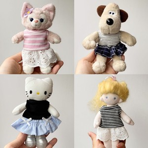 Vêtements de poupée faits à la main de 10 cm, T-shirt, Gilet de change pour mini-poupée de haute qualité, Vente en gros - Product Image 4