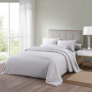 Hữu cơ tre dệt 400TC 173*118 đám cưới bốn-mảnh Kit bedding Set cho chứng nhận - Product Image 2