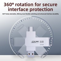 Nouvelle clé USB en métal Type-C compatible Android 256 Go haute capacité double usage pour téléphones et ordinateurs, logo personnalisable, garantie 1 an
