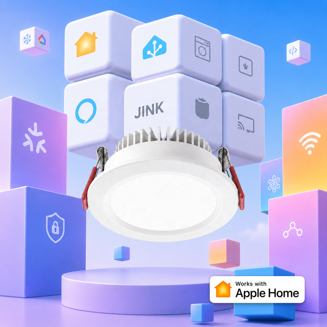 JINK Dot A1 Premium Smart LED Downlight WiFi Matter Ceiling Recessed Spotlight for Home Office Hotel Lighting