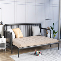Canapé-lit pliable en métal, lit escamotable double usage, lit en fer extensible, style moderne et minimaliste pour petit appartement, salon, hôpital, hôtel