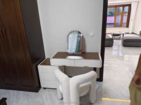 Table de chevet moderne simple en bois massif armoire de rangement intégrée lumière d'ambiance pour chambre salon salle de bain maquillage vanités