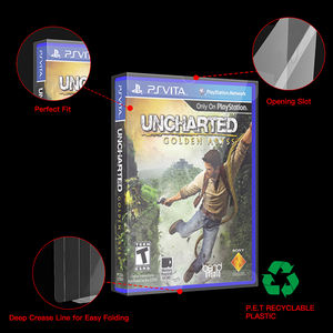 Protection de Carte de Jeu PSV Étui Transparent Clair en PET pour Jeux <span class=keywords><strong>PS</strong></span> <span class=keywords><strong>VITA</strong></span> CIB Stockage Collection Boîte Vitrine - Product Image 3