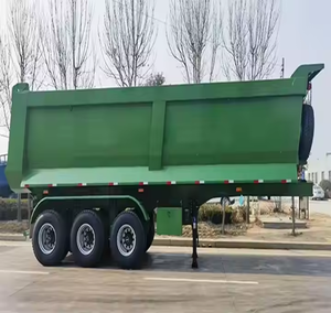 Camión Volquete Minero de 3 Ejes, 40-50T, Semirremolque Volquete Trasero con Suspensión Neumática y Laterales de Acero, en Venta - Product Image 2