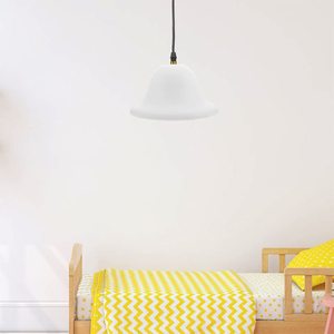 Ministral hiện đại Châu Âu Trắng thủy tinh đèn bóng râm làm bằng tay trong nhà sử dụng trần trong suốt ánh sáng bao gồm đèn sàn thay thế - Product Image 6