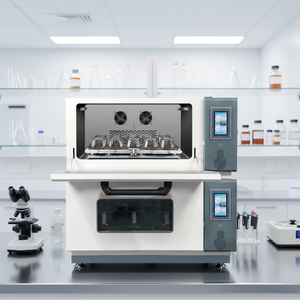 4-60 ℃   İstiflenebilir CO2 Sabit Sıcaklıklı Sallamalı İnkübatör, Laboratuvar için 7 inç Renkli Dokunmatik Ekranlı PID Kontrol Cihazı - Product Image 5