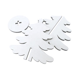 2023 Hot Customized Design DIY Xmas Decoration <strong>Tree</strong> Sublimation Blank Wood <strong>Desktop</strong> <strong>Christmas</strong> <strong>Tree</strong> - Product Image 6