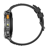 AK112 2026 Nuovo Smartwatch Impermeabile IPX8 44-49mm con Schermo HD, Monitoraggio Frequenza Cardiaca e SpO2, Modalità Multi-Sport, Funzioni Salute e Fitness, Bussola