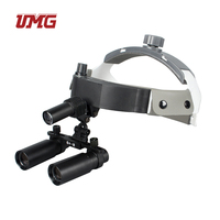 6X Magnifier Portable Dental Surgical Loupes With Head Light