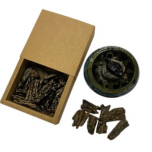 Copeaux de bois d'agar du Vietnam de luxe à haute teneur en résine, écologiques, longue durée, 100% naturels, pour brûleur d'encens indien, usage aromatique - Product Image 1