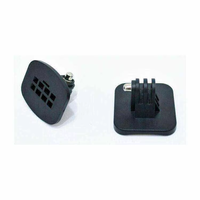 Logo/emballage personnalisés disponibles : Base de montage adhésive plate et incurvée pour casque, kit vélo pour GoPro Hero 13 12 Insta360 X4 DJI Action