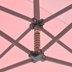 Carpa Plegable de 3x4.5m con Estructura Color Café, Sistema Antiderrames y Bolsa de Transporte para Eventos al Aire Libre - Product Image 3