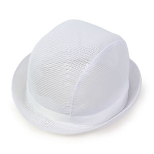 Logo brodé uni personnalisé décontracté été maille Western Cowboy chapeau formel Jazz <span class=keywords><strong>Manhattan</strong></span> casquette seau chapeau pour hommes - Product Image 4