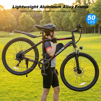 Stock disponible, livraison directe, VARUN, vélo électrique tout-terrain 24 pouces, 350W, 32KM/H, autonomie 50KM, balades du week-end, hommes, États-Unis, 3-7 jours