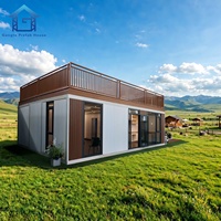Maison préfabriquée personnalisable de 2 chambres, 1 salle de bain entièrement équipée, cuisine, maison mobile extensible de 40 pieds, maison pliable, espace de coworking