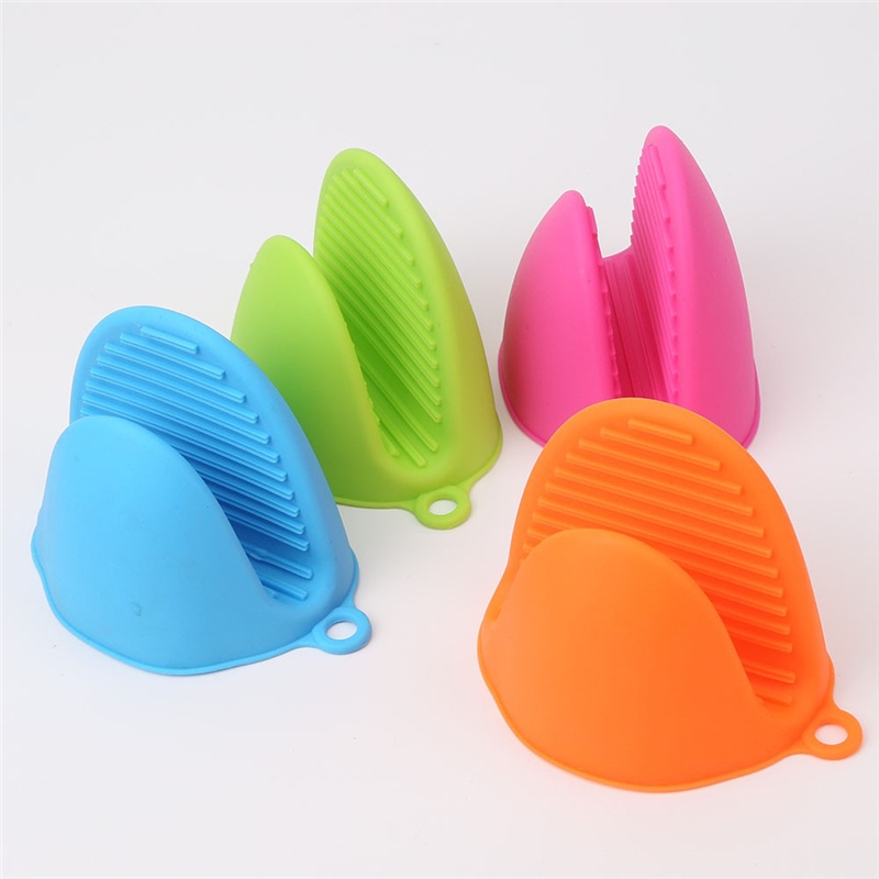 Siliconen Hittebestendige Clips Isolatie Anti-Stick Anti-Slip Pot Darmhouder Clip Koken Bakoven Wanten