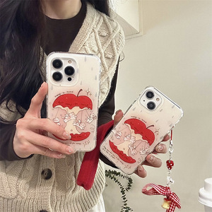เคสโทรศัพท์ลายแมวน่ารักแบบหมุนได้สองชั้น รุ่น Sweet Lady สำหรับ iPhone 17ProMax 17 16 15 14 - Product Image 1