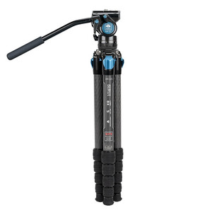 Kit de trépied en fibre de carbone Sirui Am-124 Am-5V avec rotule hydraulique pour appareils photo reflex numériques, capacité de charge de 11 à 15 kg, verrouillage à bascule - Product Image 3
