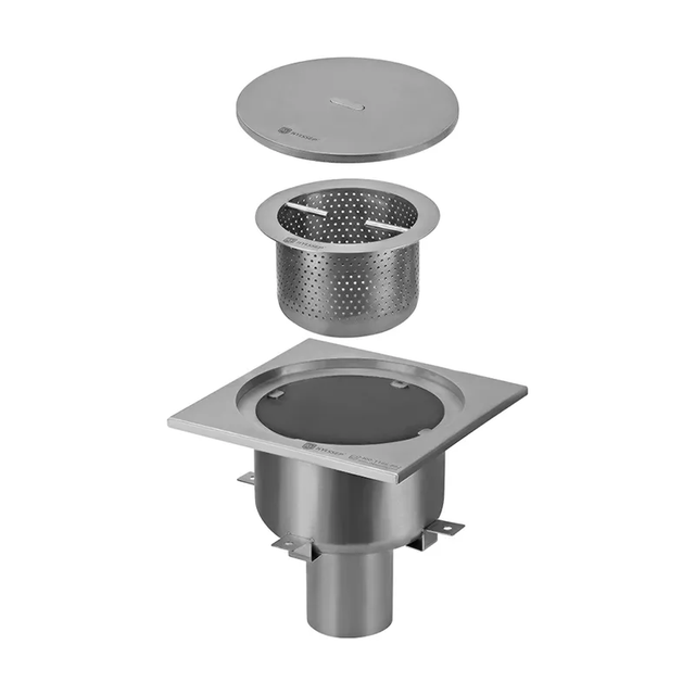 Kylssep JT02 Customized Stainless Steel Commercial Anti-Odor Trap Kitchen Draining Kitchen Floor Drain Kitchen Sink Drain