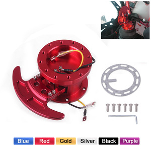 Volant de course Works Bell à dégagement rapide QR006 en alliage d'aluminium, couleur rouge - Product Image 4