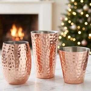 Mugs à bière en cuivre au design sportif Antique Creations - Anti-fuite, compatibles lave-vaisselle et micro-ondes, sans danger pour les aliments, vaisselle personnalisée - Product Image 1