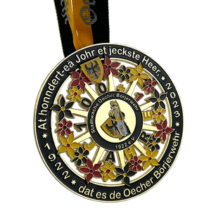 メーカーメダル卸売格安デザイン独自のブランク亜鉛合金3Dゴールドアワードマラソンランニングカスタムメタルスポーツメダル - Product Image 5