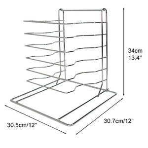 Công Cụ Bánh <span class=keywords><strong>Pizza</strong></span> Bánh <span class=keywords><strong>Pizza</strong></span> Khay Đứng Thương Mại Multilayer 6/8/14 Lớp Bánh <span class=keywords><strong>Pizza</strong></span> Nướng Màn Hình Pan Hiển Thị Đứng - Product Image 5