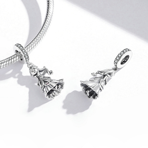 Bracelet original en argent Sterling 925 pour femmes, pendentif jolie petite princesse <span class=keywords><strong>Prince</strong></span>, bijoux d'origine ou de collier, nouvelle collection - Product Image 4