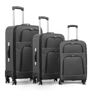 Ensemble de bagages <span class=keywords><strong>souples</strong></span> de plusieurs tailles, plusieurs couleurs, au prix de gros, valise en tissu Oxford, sac à roulettes silencieux à roulettes - Product Image 4
