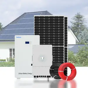 10kw सौर ऊर्जा प्रणाली हाइब्रिड Lifepo4 सौर ऊर्जा प्रणाली 20kw 30kw बंद ग्रिड फोटोवोल्टिक 3kw 5kw 8kw बंद ग्रिड सौर प्रणाली