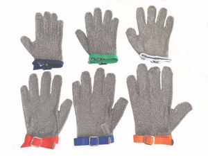 Gants anti-coupure en acier inoxydable 316 de qualité supérieure, résistants à la rouille, en maille métallique pour la transformation du poisson - Product Image 5