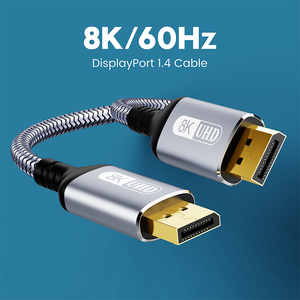 <span class=keywords><strong>DisplayPort</strong></span> <span class=keywords><strong>สาย</strong></span>เคเบิล1.4 8K 60Hz 4K 144Hz 2K <span class=keywords><strong>165Hz</strong></span> DP To DP สำหรับจอเล่นเกม PC - Product Image 2