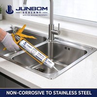 JUNBOM 9502 Mastic silicone neutre non corrosif, adhérence sans apprêt, pour joints intérieurs, fenêtres et portes, fournisseur direct d'usine