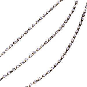 سلسلة خصر متعددة الطبقات مرصعة بالأحجار الكريمة، حزام بيكيني مزين بالكريستال، سلسلة خصر أنيقة ومثيرة - Product Image 4